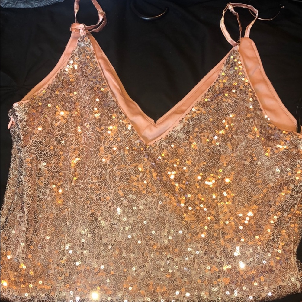 shimmery body suit